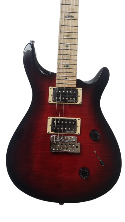 Custom Monarch Scarlet Red Burst Electric Guitar