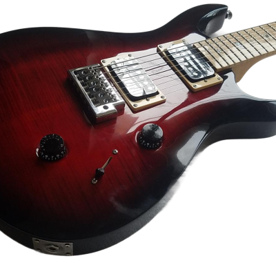 Custom Monarch Scarlet Red Burst Electric Guitar - Image 7