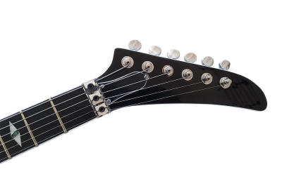 Custom Crown Matthias Jabs Arctic White Tremolo Korina Guitar Scorpions - Image 3