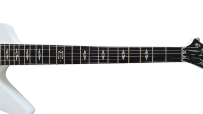 Custom Crown Matthias Jabs Arctic White Tremolo Korina Guitar Scorpions - Image 8