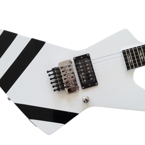 Custom Crown Matthias Jabs Arctic White Tremolo Korina Guitar Scorpions