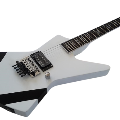 Custom Crown Matthias Jabs Arctic White Tremolo Korina Guitar Scorpions - Image 5