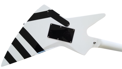 Custom Crown Matthias Jabs Arctic White Tremolo Korina Guitar Scorpions - Image 9