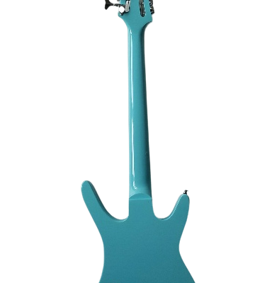Custom Pyrite MI 5 Light Blue Finish 12 String Bass - Image 8