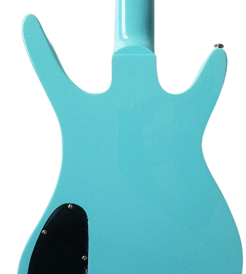 Custom Pyrite MI 5 Light Blue Finish 12 String Bass - Image 10
