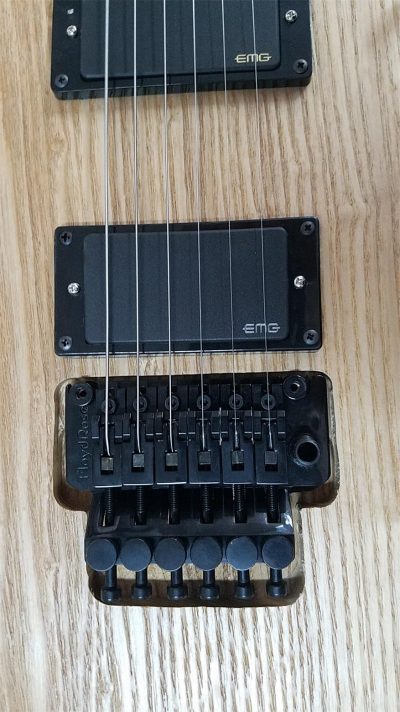 Custom Aurelius Nuno N4 Bettencourt Natural Finish Electric Guitar Floyd Rose Tremolo - Image 12