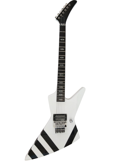 Custom Crown Matthias Jabs White Tremolo Korina Guitar Scorpions - Image 4
