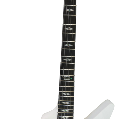 Custom Crown Matthias Jabs White Tremolo Korina Guitar Scorpions - Image 6