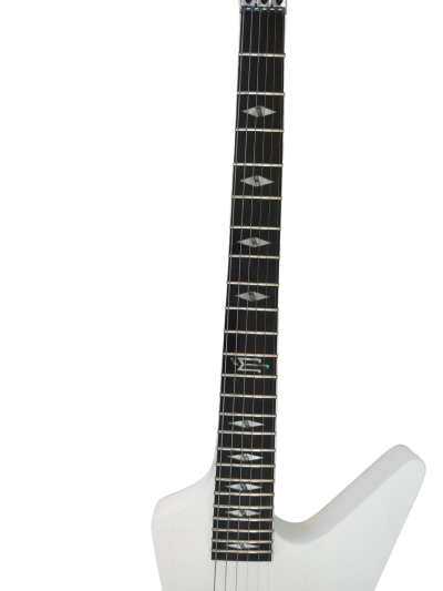 Custom Crown Matthias Jabs White Tremolo Korina Guitar Scorpions - Image 6