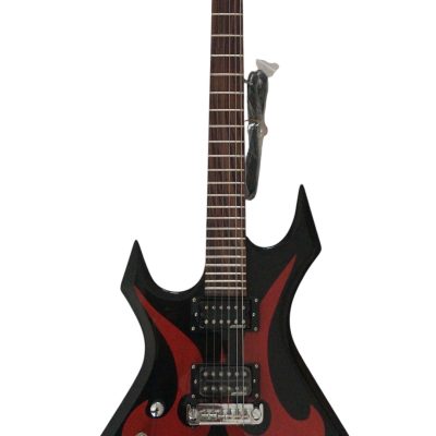 Custom Norturne Warlock Metal Black Red Master Guitar - Image 7