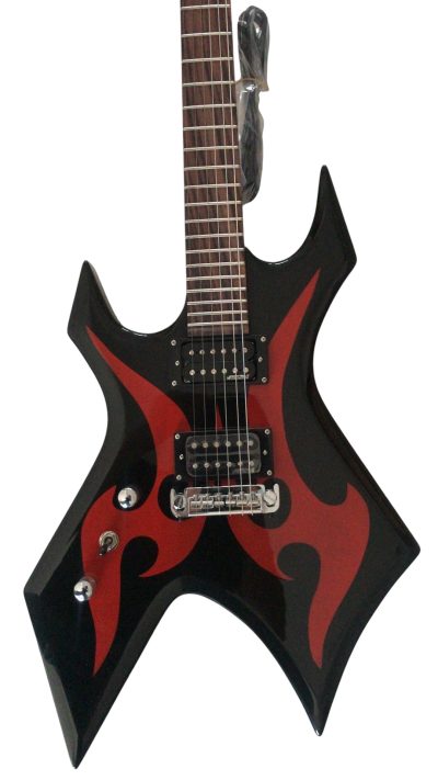 Custom Norturne Warlock Metal Black Red Master Guitar