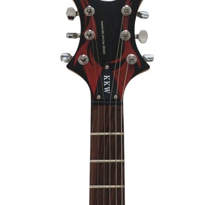 Custom Norturne Warlock Metal Black Red Master Guitar - Image 6