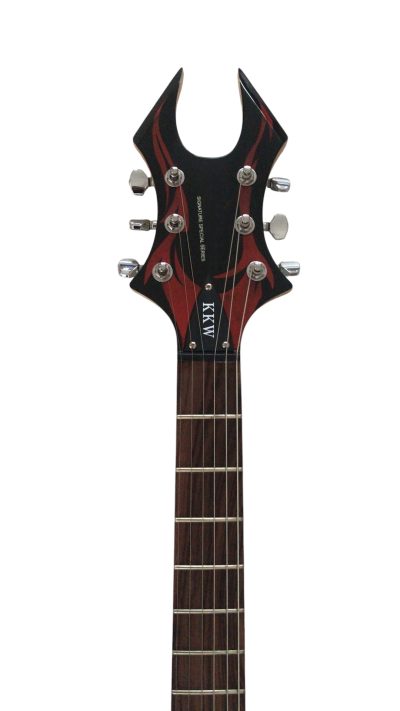 Custom Norturne Warlock Metal Black Red Master Guitar - Image 6