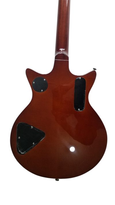 Custom Sovereign Malcolm Young Mahogany Wood Jet The Beast G6131MYF Electric Guitar - Image 5