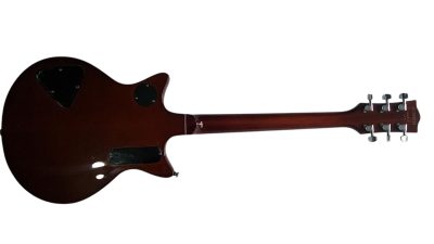Custom Sovereign Malcolm Young Mahogany Wood Jet The Beast G6131MYF Electric Guitar - Image 3