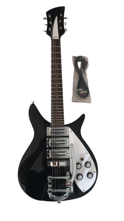 Custom Nova Black Jetglo 325C64 21 Inch Scale Lenght Guitar - Image 7