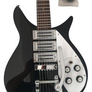 Custom Nova Black Jetglo 325C64 21 Inch Scale Lenght Guitar
