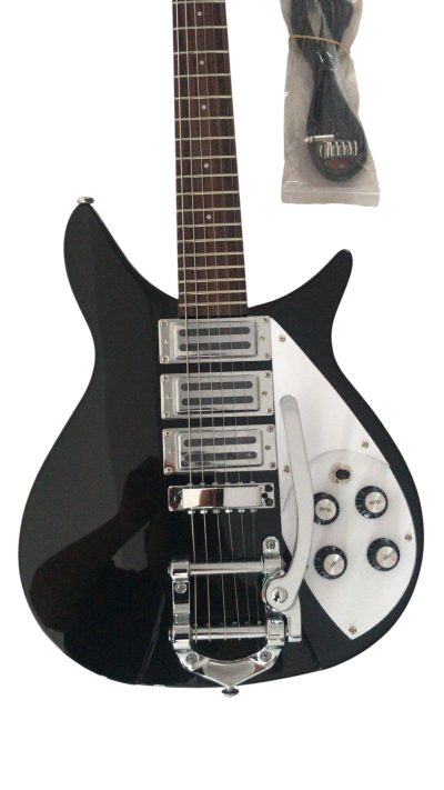 Custom Nova Black Jetglo 325C64 21 Inch Scale Lenght Guitar
