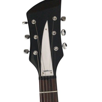 Custom Nova Black Jetglo 325C64 21 Inch Scale Lenght Guitar - Image 6