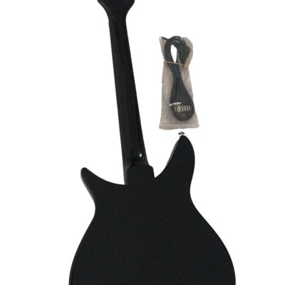 Custom Nova Black Jetglo 325C64 21 Inch Scale Lenght Guitar - Image 5