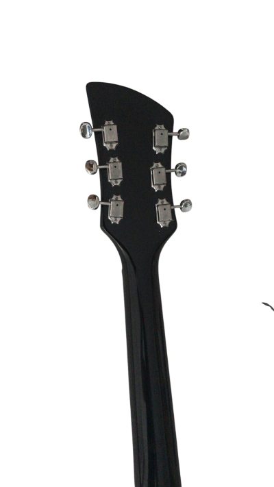Custom Nova Black Jetglo 325C64 21 Inch Scale Lenght Guitar - Image 4