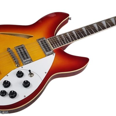 Custom Nova Cherry Fireglo 325 12 String Guitar - Image 6