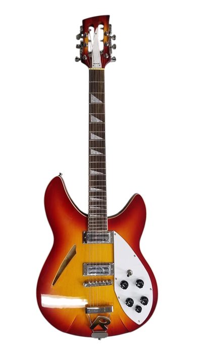 Custom Nova Cherry Fireglo 325 12 String Guitar - Image 2