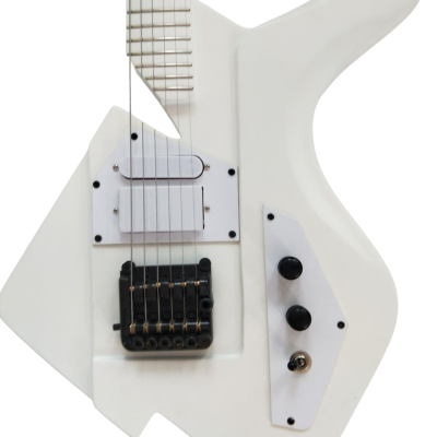 Custom Ember Prince C Headless Abstract V6 Vader Kingpin Guitar