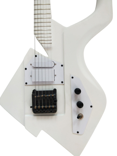 Custom Ember Prince C Headless Abstract V6 Vader Kingpin Guitar