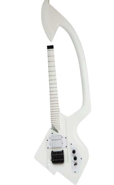 Custom Ember Prince C Headless Abstract V6 Vader Kingpin Guitar - Image 7