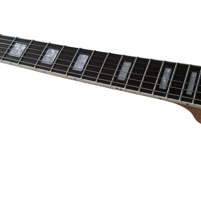 Custom Crown Bullseye Zakk Wylde Bullseye Cream Tremolo Flying V Guitar - Image 11