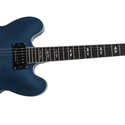 Custom Crown DG335 Pelham Deep Blue Diamond Electric Guitar - Image 7