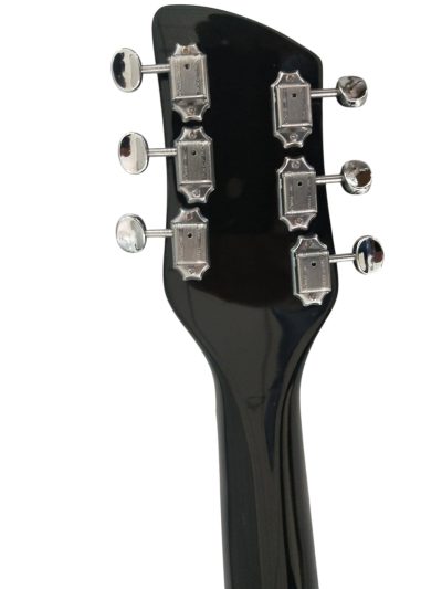 Custom Nova Padauk Fretboard Black Jetglo 325C64 21 Inch Scale Lenght Guitar - Image 8