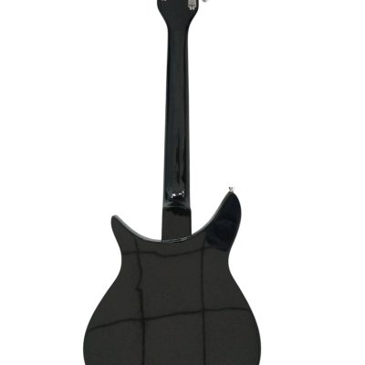 Custom Nova Padauk Fretboard Black Jetglo 325C64 21 Inch Scale Lenght Guitar - Image 6