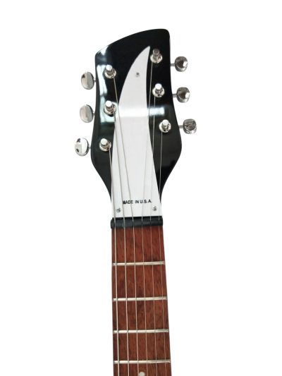 Custom Nova Padauk Fretboard Black Jetglo 325C64 21 Inch Scale Lenght Guitar - Image 5