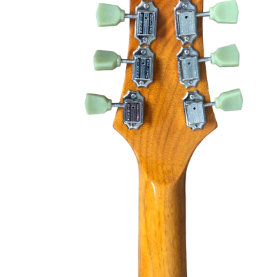 Custom Monarch Turquoise Blue Flame Maple Top Tremolo Guitar - Image 5