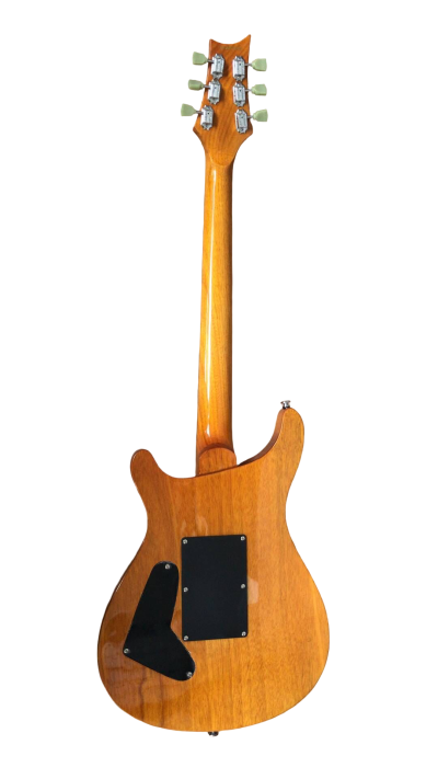 Custom Monarch Turquoise Blue Flame Maple Top Tremolo Guitar - Image 7