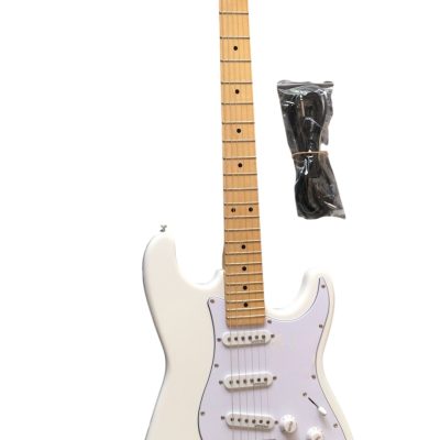 Custom Regent Antique White ST 6 String Electric Guitar - Image 8