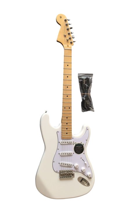Custom Regent Antique White ST 6 String Electric Guitar - Image 5