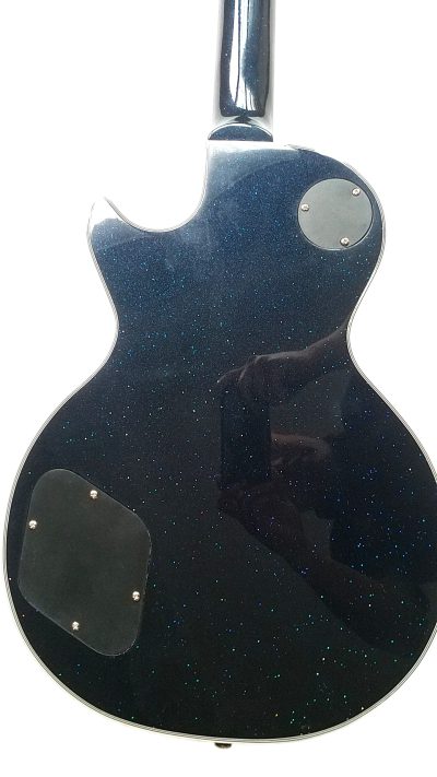 Custom Crown Sapphire Blue Sparkle Electric Guitar - Image 9