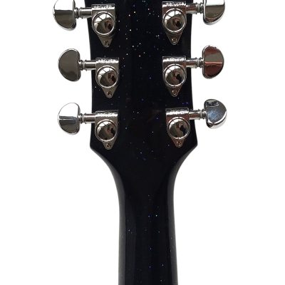 Custom Crown Sapphire Blue Sparkle Electric Guitar - Image 8