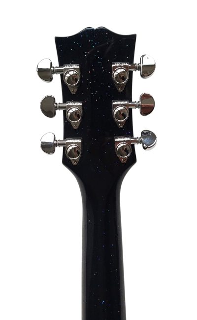 Custom Crown Sapphire Blue Sparkle Electric Guitar - Image 8