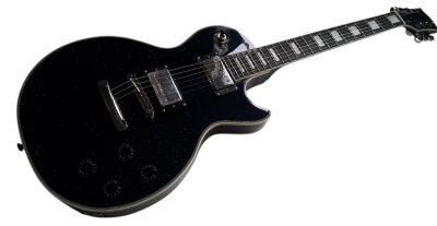 Custom Crown Sapphire Blue Sparkle Electric Guitar - Image 5