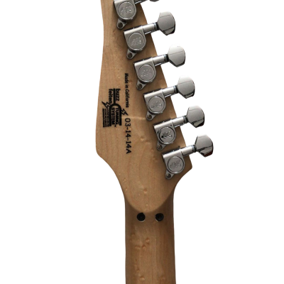 Custom Kyanite Tom Blue Quilted Maple Top Tremolo Guitar - Image 5