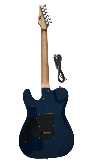 Custom Kyanite Tom Blue Quilted Maple Top Tremolo Guitar - Image 4