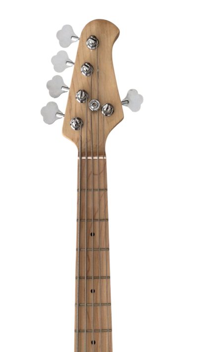 Custom Aether Sting Natural Finish 5 String 1 Pickup Bass - Image 4