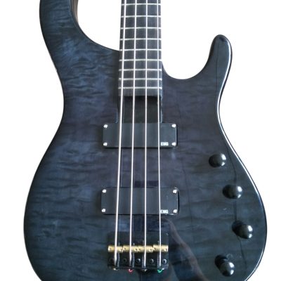 Custom Vanta Black Mod Quantum Graphite 4 String Bass