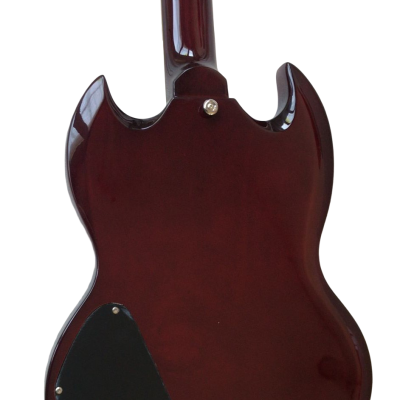 Custom Crown SG Dark Red Angus 6 String Electric Guitar - Image 7