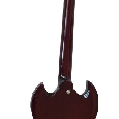 Custom Crown SG Dark Red Angus 6 String Electric Guitar - Image 6