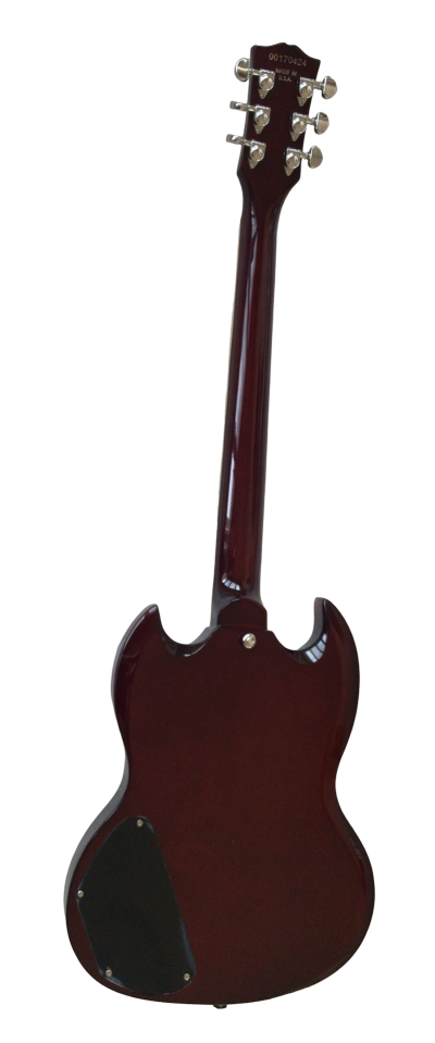 Custom Crown SG Dark Red Angus 6 String Electric Guitar - Image 6